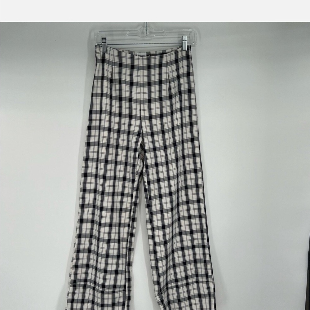 Princess Polly Checkered Pants in Black and White size 6 - Picture 9 of 12